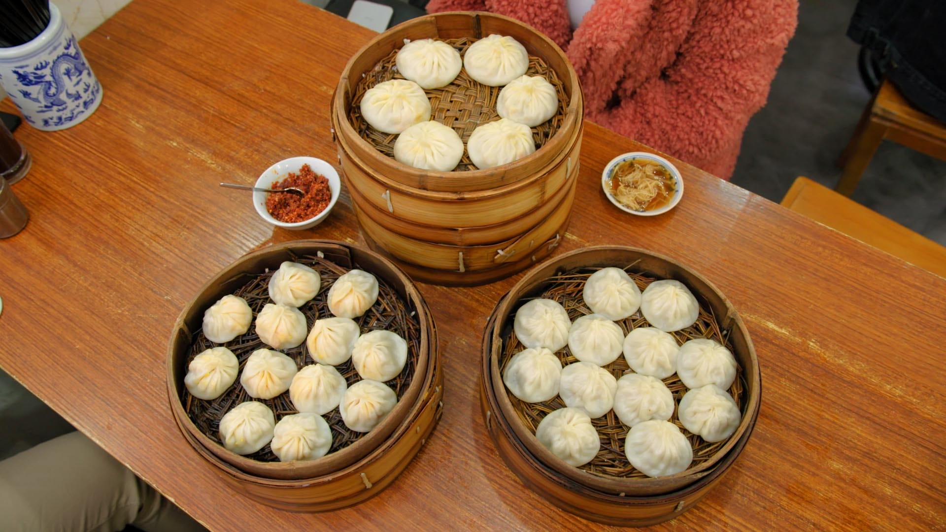 Different Xiaolongbao at Lin Fong Fang in Shanghai