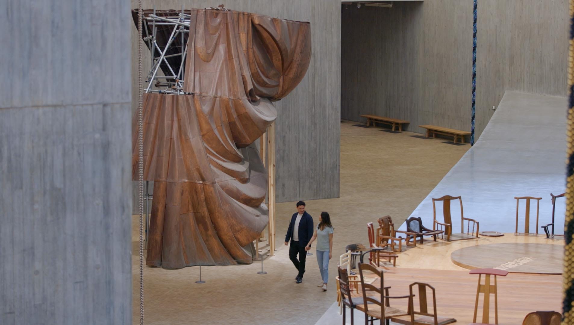 WKCD M+ Statue & Chairs